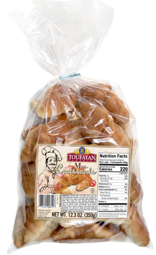 Mini Croissants (Toufayan) 12.3 oz (350g)
