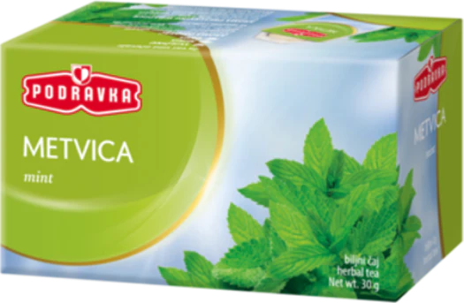 Mint Herb Tea, 20 bags, (podravka) 30g