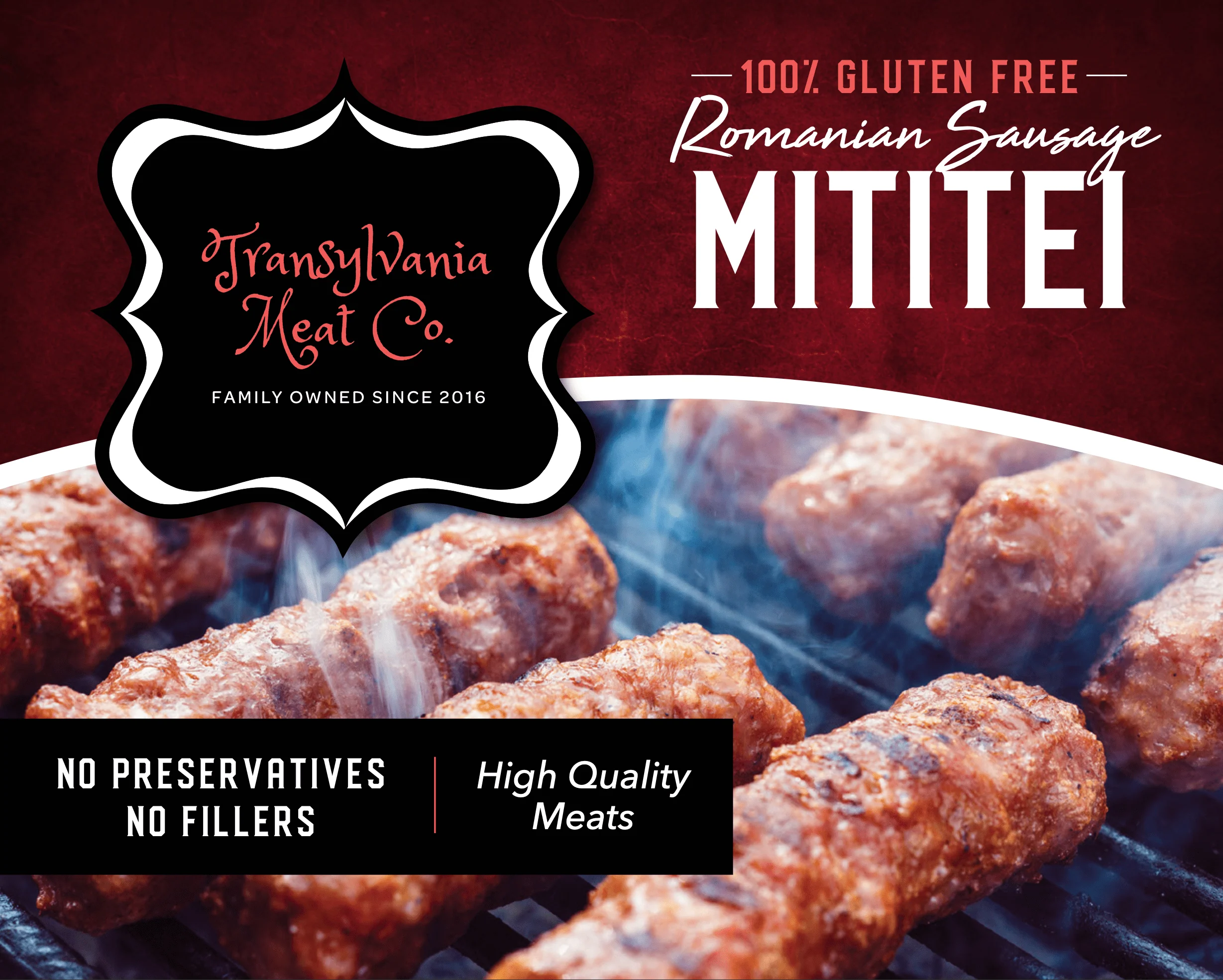 Mititei Pork And Beef Sausages (Transylvania Meat Co.) approx. 1.5 lbs (24 oz) - Image 2