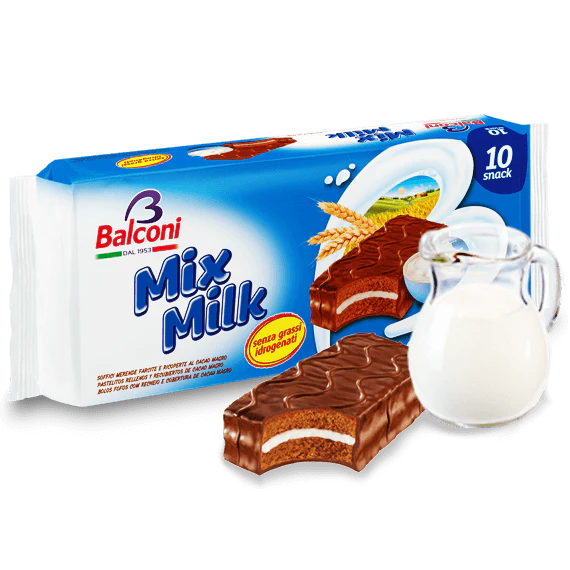 Mix MILK Snack Cakes (Balconi) 10pk (350g)