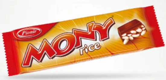 MONY Rice Bar, Milk Chocolate with Puffed Rice (Pionir) 75 g