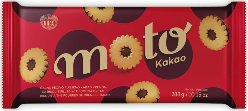 Moto Kakao - Cocoa Filled Biscuit, 288g