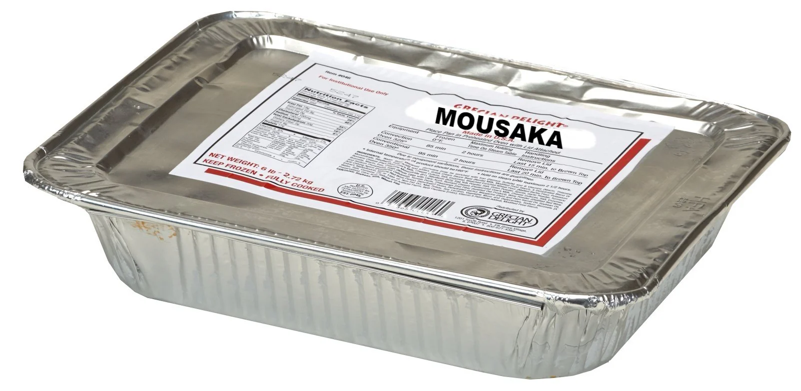 Moussaka Entree, 6lb tray - Image 2