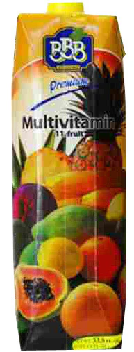 Multivitamin Juice, 11 fruits (BBB) 1L
