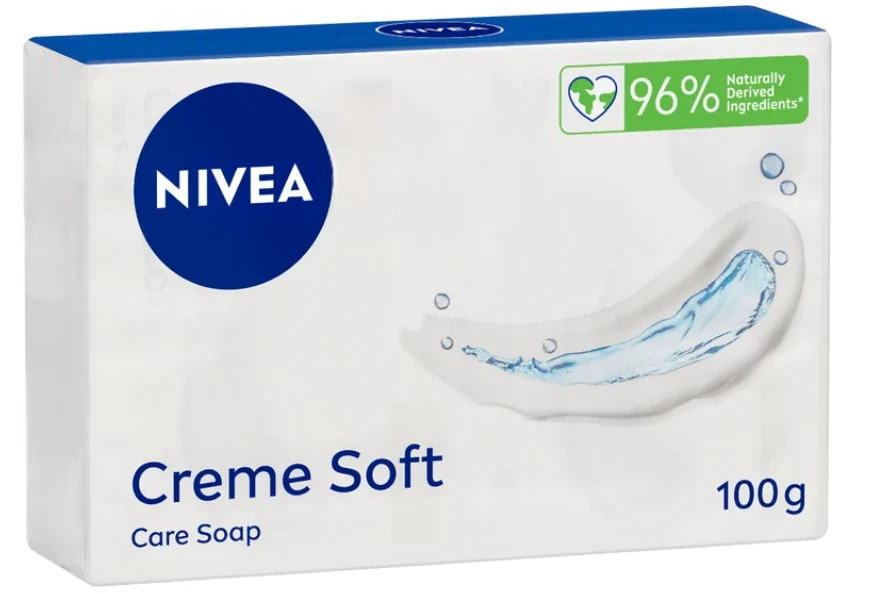 Nivea Creme Soft Care Soap, Bar 100g