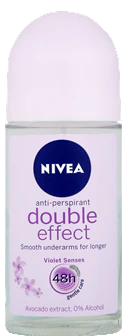 Nivea Double Effect Violet for Women Roll-On Deodorant, 50ml