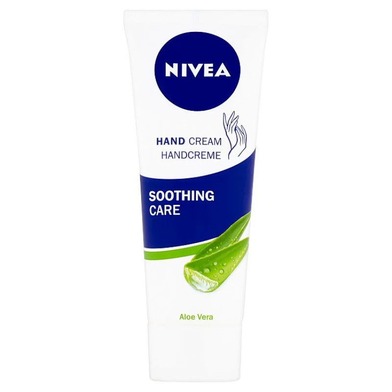 Nivea Hand Cream Soothing Care Aloe Vera, 75 ml Tube