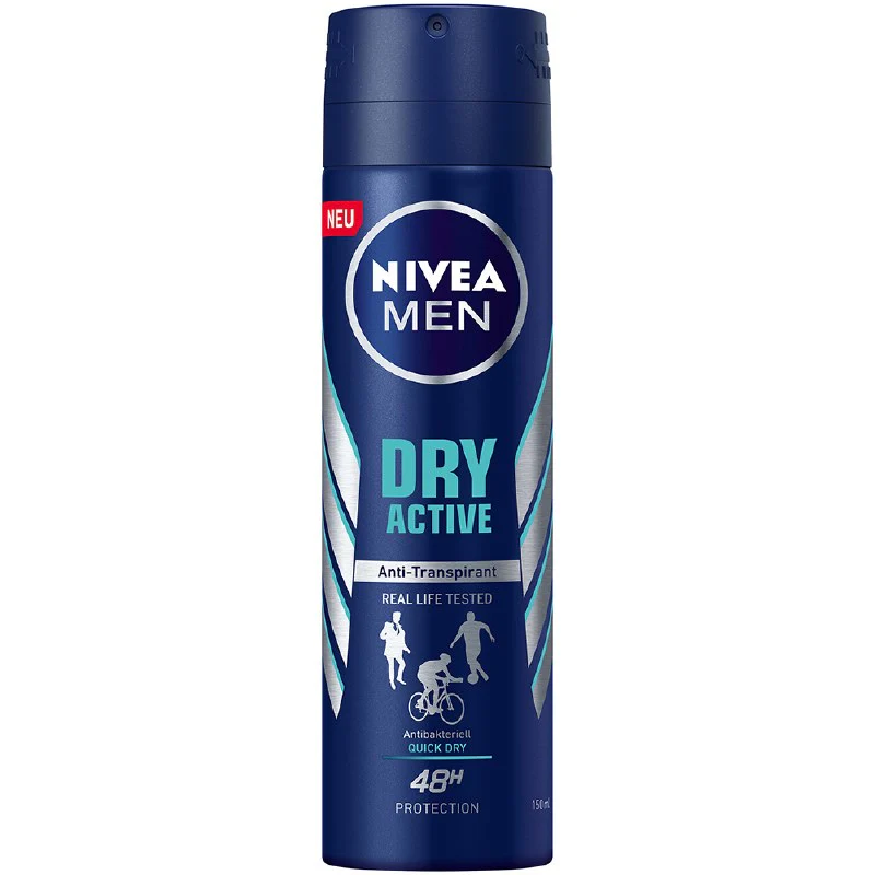 Nivea Spray Deodorant, DRY For Men, 150ml