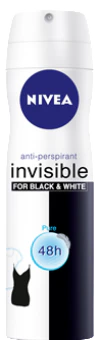 Nivea Spray Deodorant, Invisible, 150ml