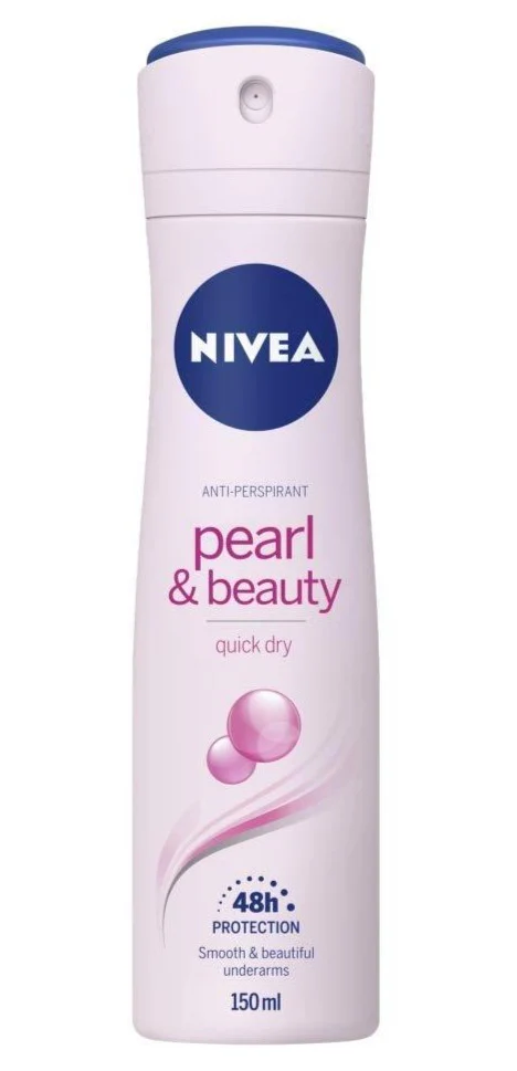 Nivea Spray Deodorant, Pearl Beauty, 150ml