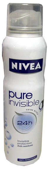 Nivea Spray Deodorant, Pure and Sensitive, 150ml