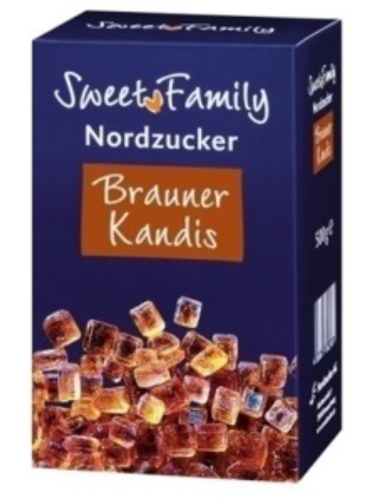 Nordzucker, Brauner Kandis (SweetFamily) 500g, Brown Sugar Candy