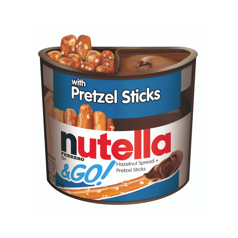 Nutella and GO! Snack with PRETZEL Sticks CASE (12 x 1.8 oz) - Image 2