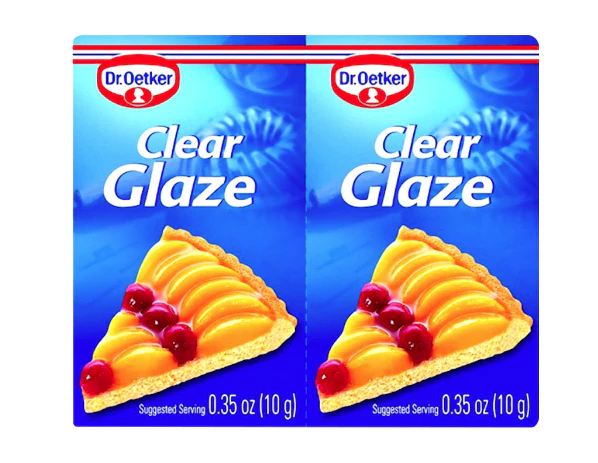 Oetker Clear Glaze 2 x 10g