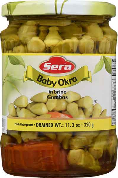 Okra in Brine (Sera) 19.4 oz (550 g) Drained WT: 11.3 oz