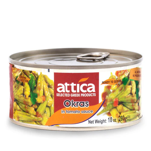 Okras in Tomato Sauce (Attica) 10 oz