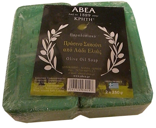 Olive Oil Soap, Green (ABEA) 2 x 250g
