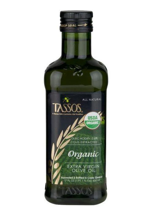 Organic Extra Virgin Olive Oil (Tassos) 500 ml