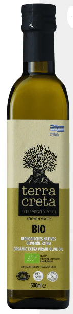 Organic Extra Virgin Olive Oil (Terra Creta) 500ml (16.9 fl.oz.)