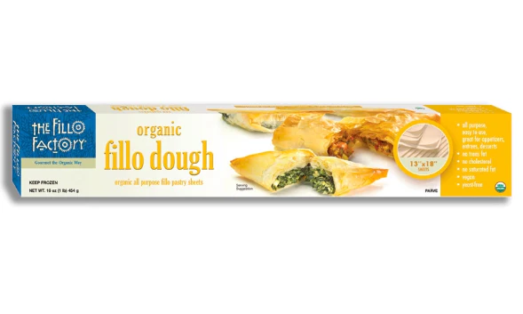Organic Fillo Dough (Fillo Factory) (4 x 1 lb) 4 PACK