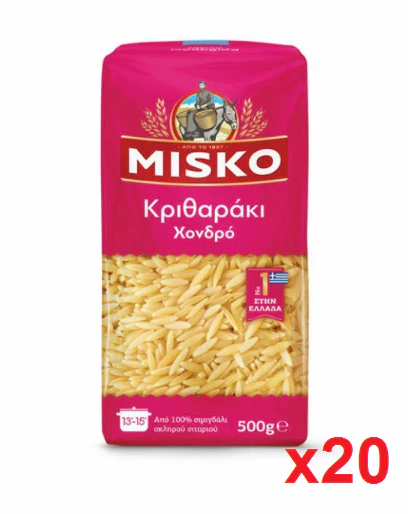 Orzo, Kritharaki - Risoni Large, (Misko) CASE (20x500g)