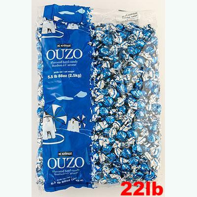 Ouzo Hard Candy (Krinos) CASE 4x2.5kg (22lbs)