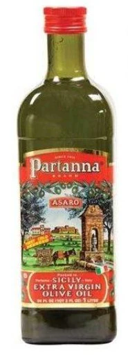Partanna Extra Virgin Olive Oil, 1 L Glass