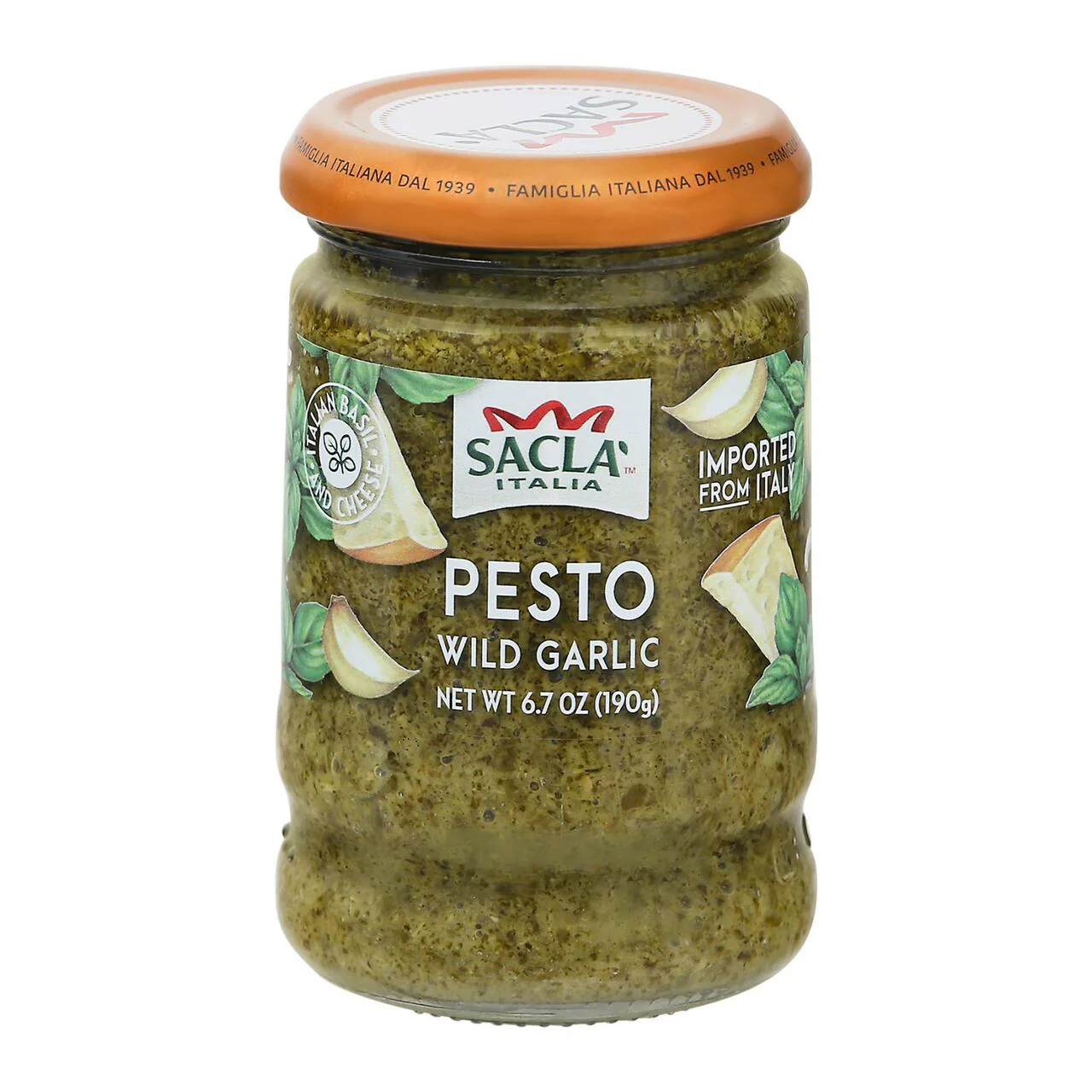 Pesto Sauce, Wild Garlic (Sacla) 6.7oz (190g)