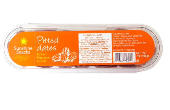 Pitted Dates (Sunshine Snacks) 7 oz