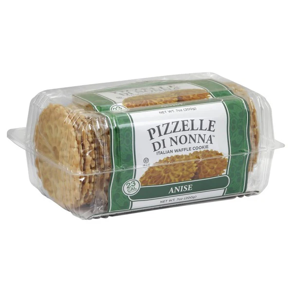 Pizzelle, Italian Style Anise Flavor Cookies, 7oz
