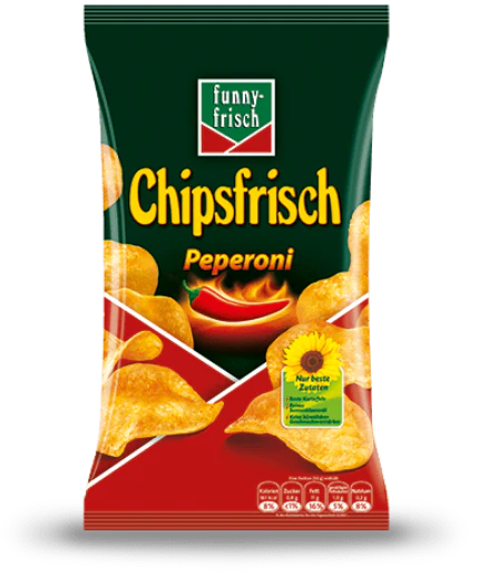 Potato Chips, Chipsfrisch - Peperoni, 150g