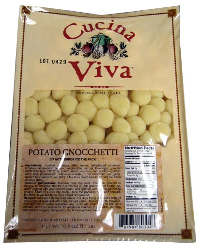 Potato Gnocchetti (CucinaViva) 17.5oz
