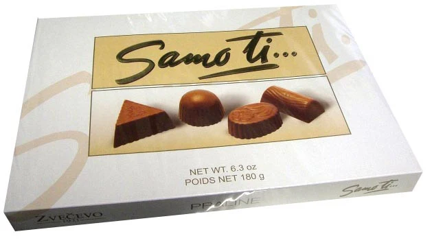 Praline Chocolate Gift Box, SAMO TI, 180g