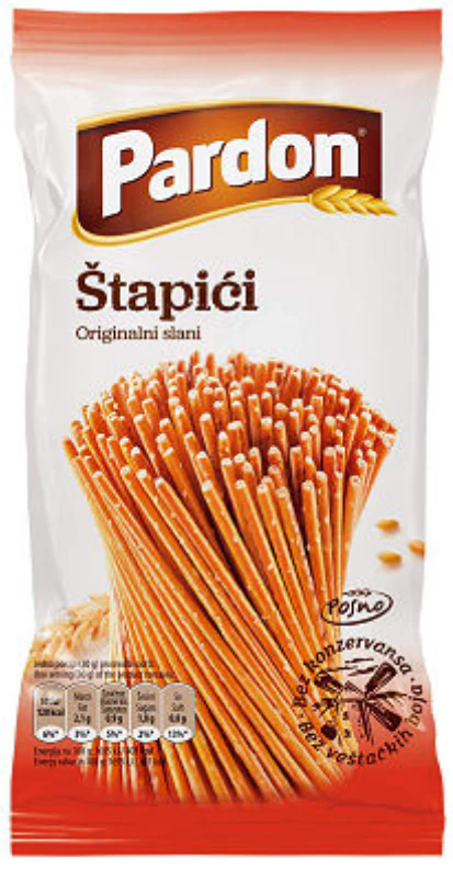 Pretzel Salted Sticks, Slani Stapici (Pardon) 40g