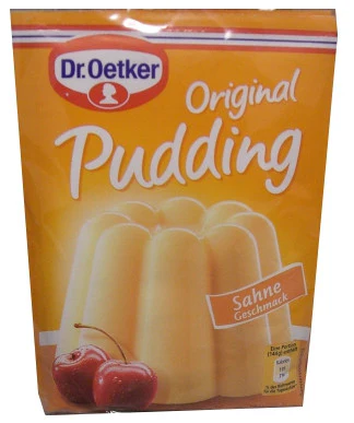 Pudding Powder, Sahne (Dr.Oetker) 4x37g, (148g) 4 Pack