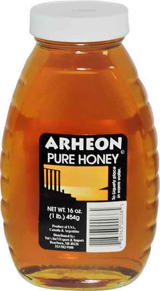 Pure Honey (Arheon) 16 oz (454g) Squeeze Bottle