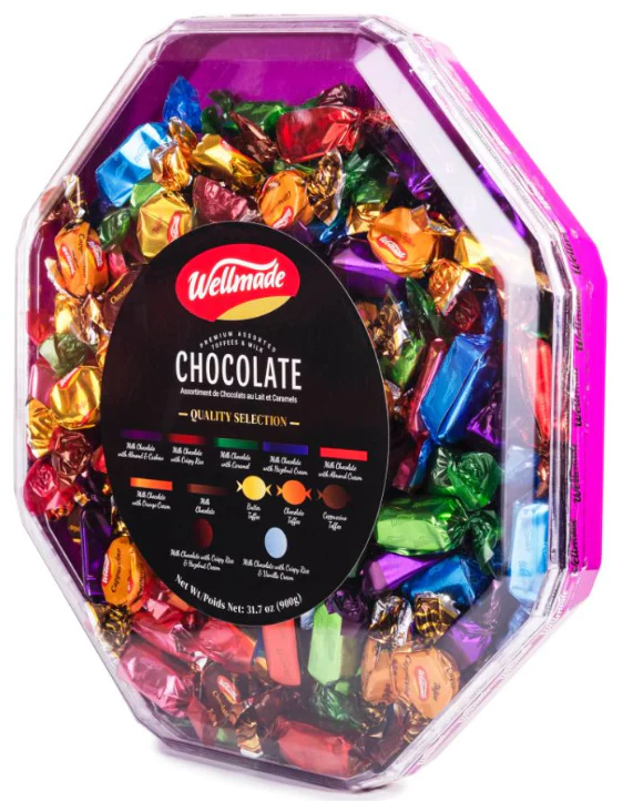 Quality Selection Toffee and Chocolate Assortment (Wellmade) 900g