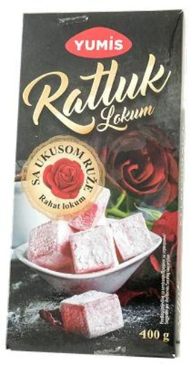 Ratluk Lokum Delight, Rose (Yumis) 400g
