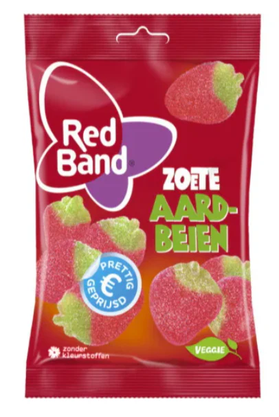 Red Band Sweet Strawberry Gummies, 180g