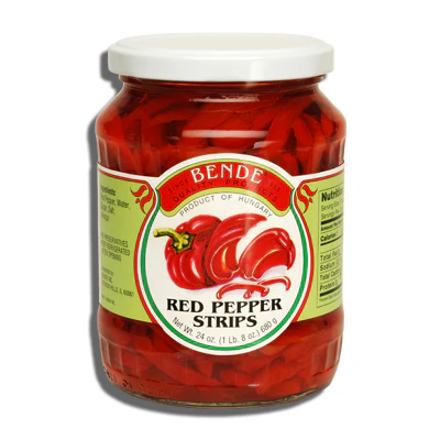 Red Pepper Strips (Bende) 24oz