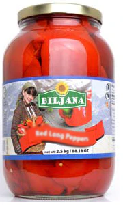 Red Roasted Peppers (Biljana) 2500g