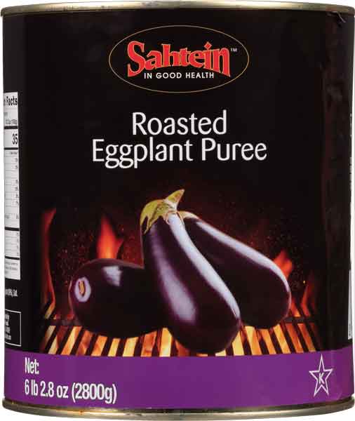 Roasted Eggplant Puree (Sahtein) 6 lb 2.8 oz (2800g) Can