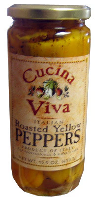 Roasted Yellow Peppers (CucinaViva) 15.9 oz