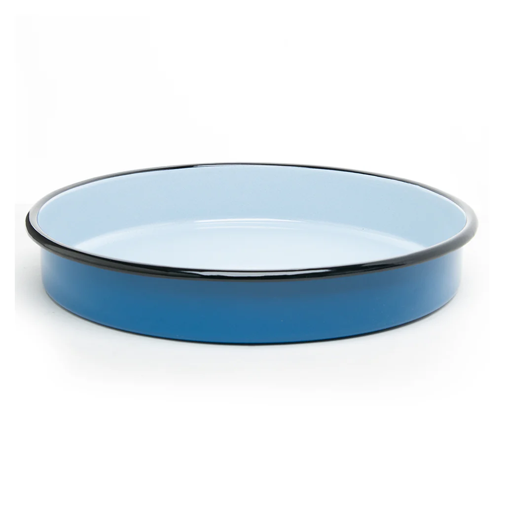 Round Enamel Pan - METALAC (30 cm), approx. 2.25 in. Deep
