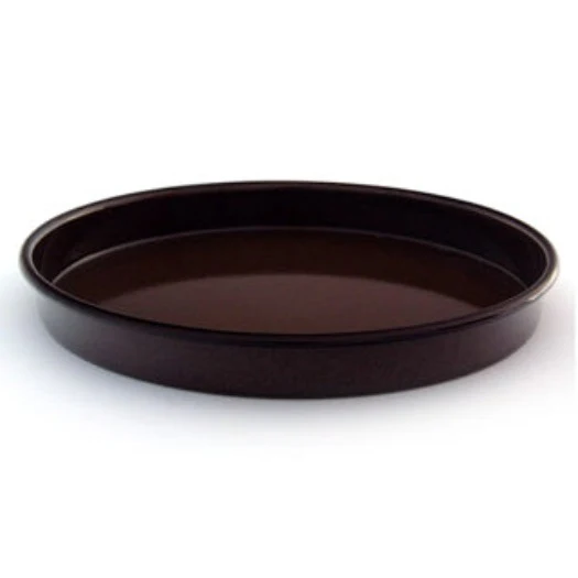 Round Enamel Pan - Shallow (32 cm), approx. 1 in. deep