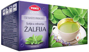 Sage Tea, Zalfija Caj (Yumis) 20 tea bags, 20g