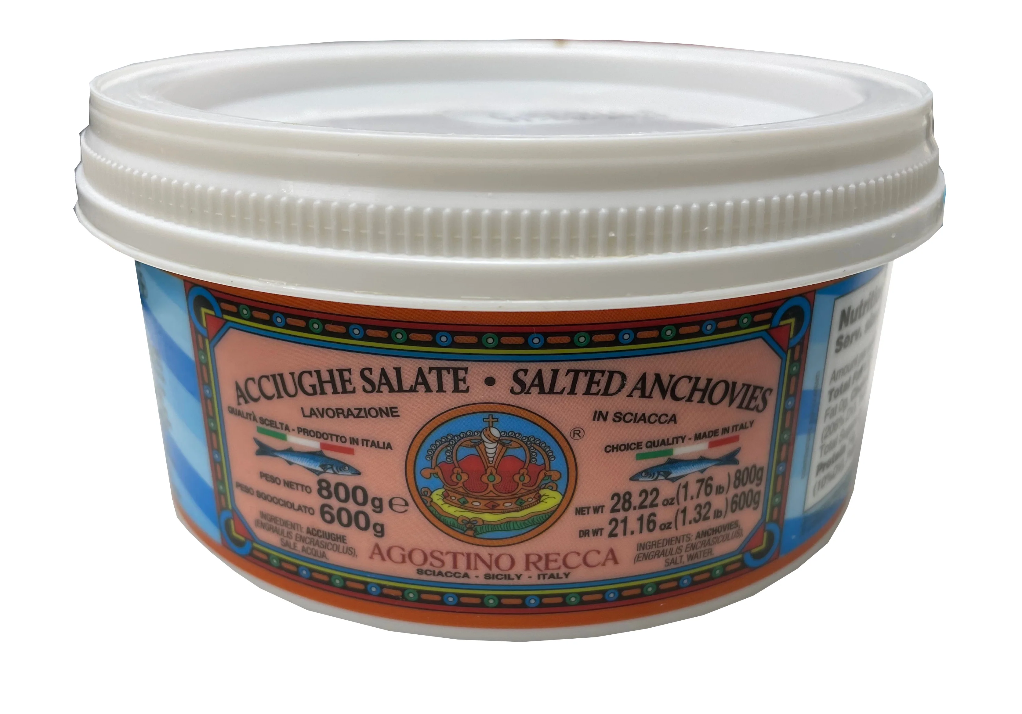 Salted Anchovies (AgostinoRecca) 800g