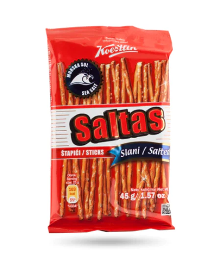Salted Sticks, Pretzels, Slani Stapici (Koestlin) 45g