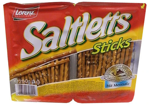 Saltletts Sticks (Lorenz) 250g (8.8 oz)