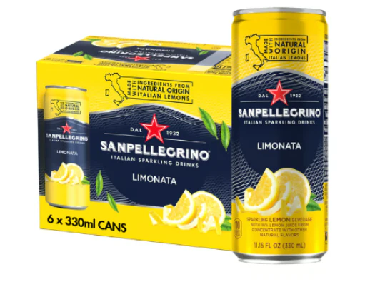 San Pellegrino Limonata 6 pack, 11.15 oz CANS